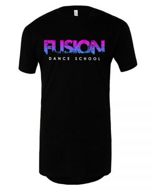 Fusion Longline t-shirt with dipped hem T-Shirt