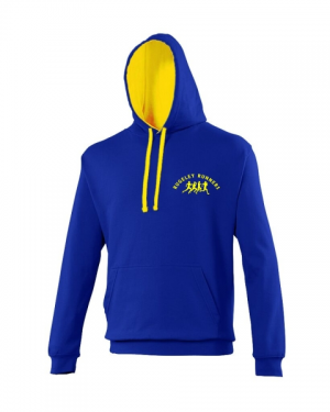 Rugeley Runners Branded Hoodie Blue/Yellow