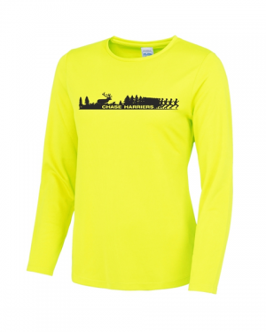 Chase Harriers Ladies Long Sleeve Cool T