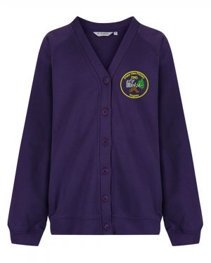 Chase View Cardigan in Purple