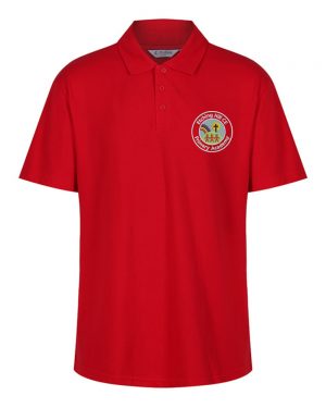 Etching Hill Premium Polo Shirt in Red