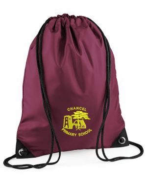 Chancel Primary School PE Bag in Burgundy