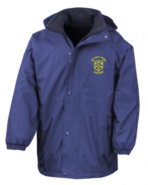 The Croft Primary School Jacket with embroidered logo in Royal Blue