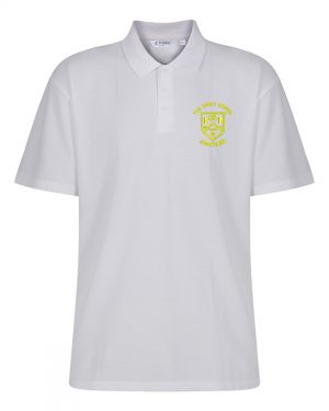 The Croft Primary School Polo Shirt in White
