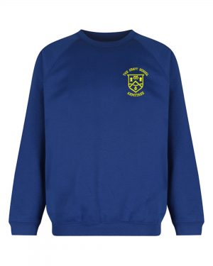 The Croft Primary School Premium Sweatshirt in Royal Blue