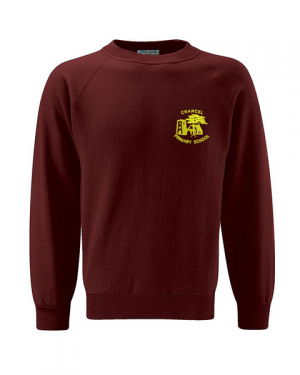 Chancel Primary School Premium Sweatshirt in Burgundy