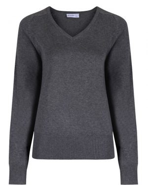 The Hart School Girls V-neck knitted Jumper