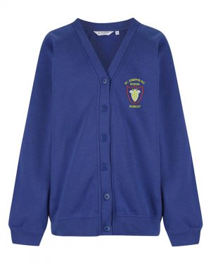 St. Josephs Premium Cardigan in Royal Blue