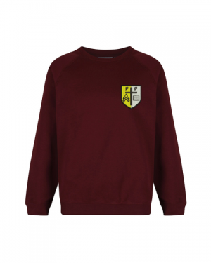 St Peter's & St Paul's RC Primary School Sweatshirt in Burgundy