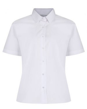Girls Premium Short Sleeve School Blouse– Twin Pack
