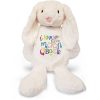 Large 45cm Personalised Embroidered Bunny Rabbit