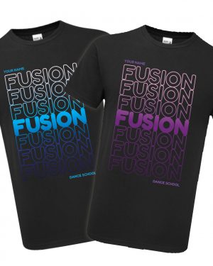 Fusion Gradient Logo Print T-Shirt