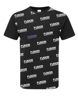 Fusion Multi-Logo Print T-Shirt