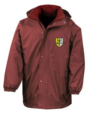 St Peter and St Paul RC Primary School Reversible Storm Dri Jacket in Burgundy