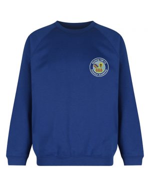 Etching Hill Premium Sweatshirt in Royal Blue