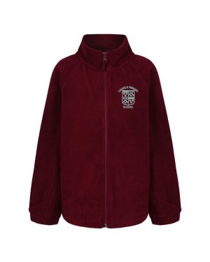 Colwich Primary School Fleece in Burgundy