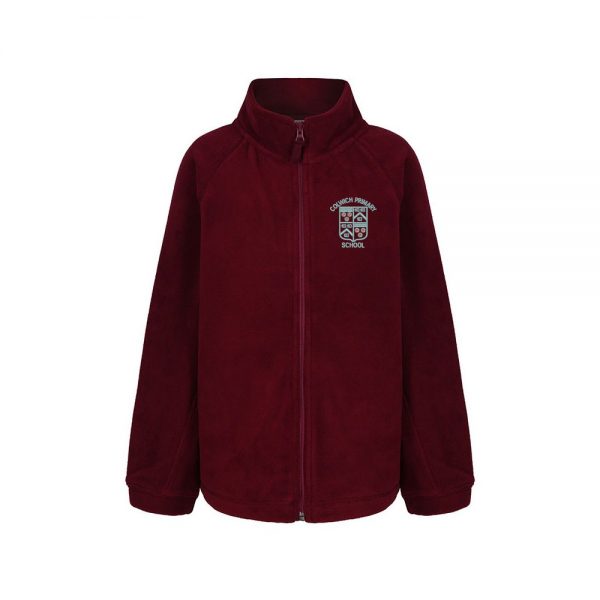 colwich_fleece Colwich Primary School Fleece in Burgundy