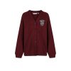 colwich_maroon_cardigan Colwich Primary School Premium Cardigan in Burgundy