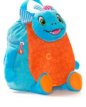 Cubbies Personalised Embroidered Plush Dragon Backpack