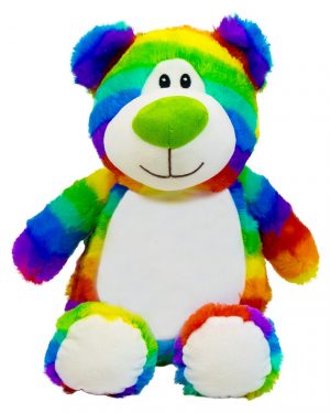 Cubbies Personalised Embroidered Rainbow Bear