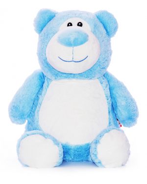 Cubbies Personalised Embroidered Plush Baby Blue Bear
