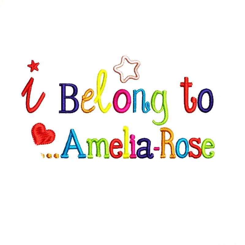 Cubbies Personalised Embroidered Pink Plush Monster - Image 7