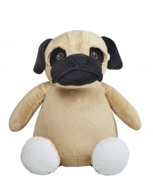 Cubbies Personalised Embroidered Plush Pug