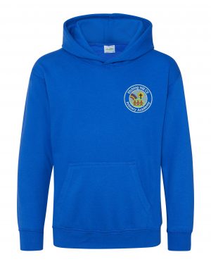 Etching Hill Primary School PE Hoodie in Royal Blue