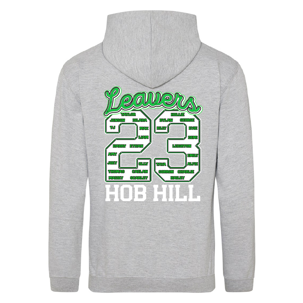 Hob Hill Leavers Hoodie 2023 Blueprint Designs