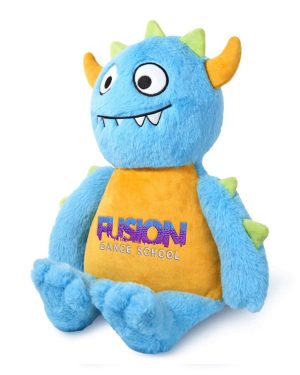 Fusion Embroidered Blue Monster Bear