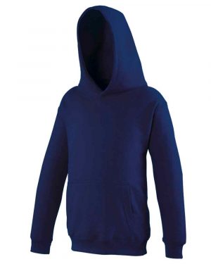 John Bamford P.E. Plain NO Logo Hoodie in Navy Blue