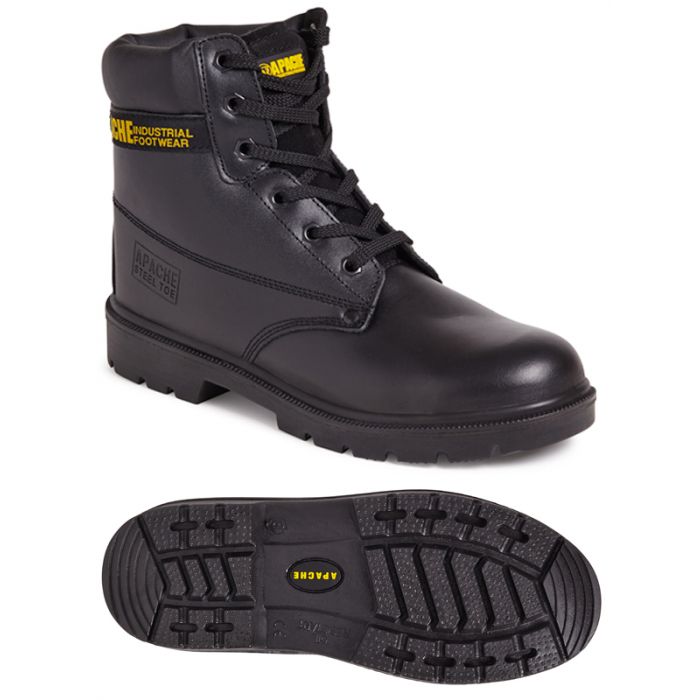 Apache AP300 S3 SRA 6 Eye Black Safety Boot - Image 3