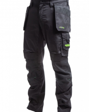 Apache BANCROFT BLK GRY Apache Holster Slim Fit Stretch Work Trouser
