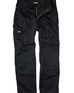 Apache Industry Black Work Trouser
