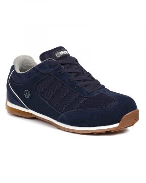 Apache Strike Navy Retro Suede S1P SRA Safety Trainers