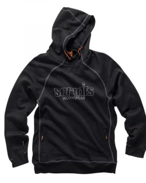 Scruffs Black Trade Hoodie