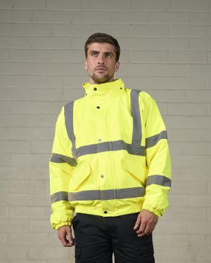 High visibility bomber jacket