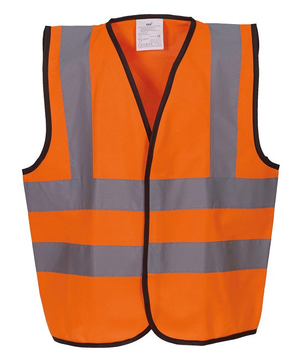 Kids hi-vis 2 b&b waistcoat (HVW100CH) 1 Kids hi-vis 2 b&b waistcoat (HVW100CH)