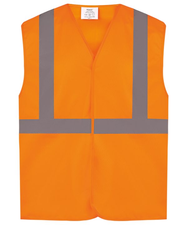 Hi-vis railway waistcoat class 2 (HVW118PE) 1 Hi-vis railway waistcoat class 2 (HVW118PE)