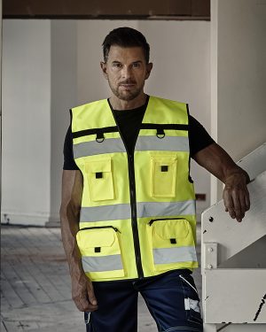 Hi-vis ripstop tool vest (HVW108)