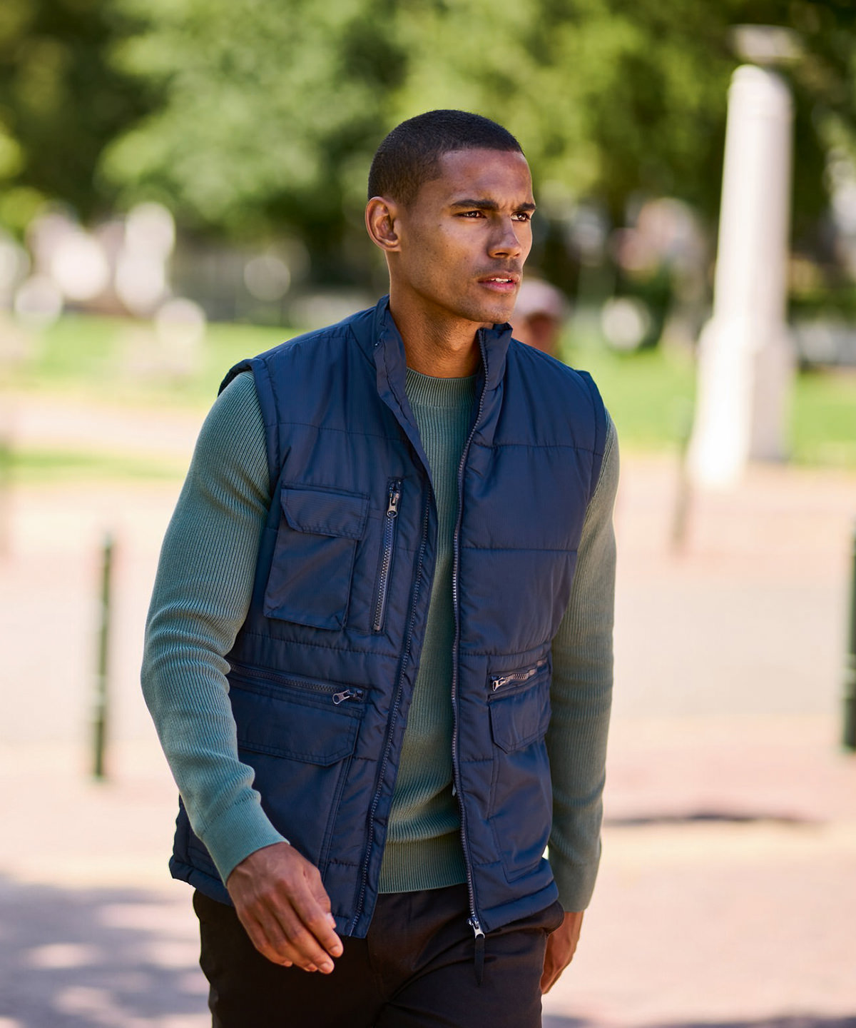 Steller multi-zip bodywarmer