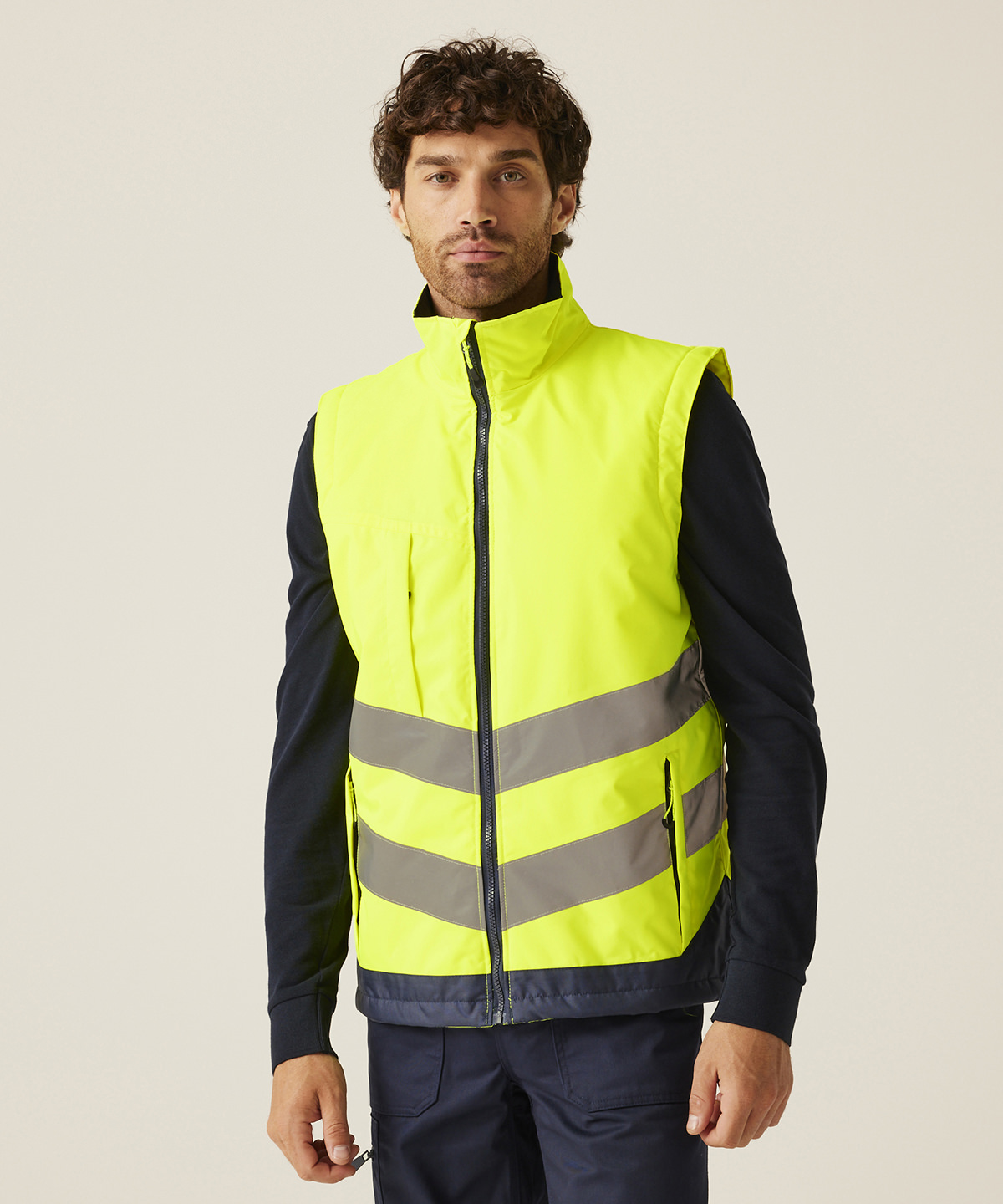 High-vis pro bodywarmer