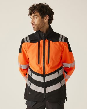 Hi-Vis X-Pro 3-layer softshell jacket (Class 2) 1 Hi-Vis X-Pro 3-layer softshell jacket (Class 2)