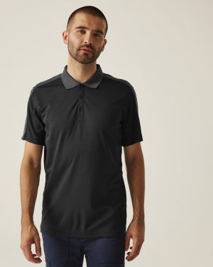 Contrast wicking polo 1 Contrast wicking polo