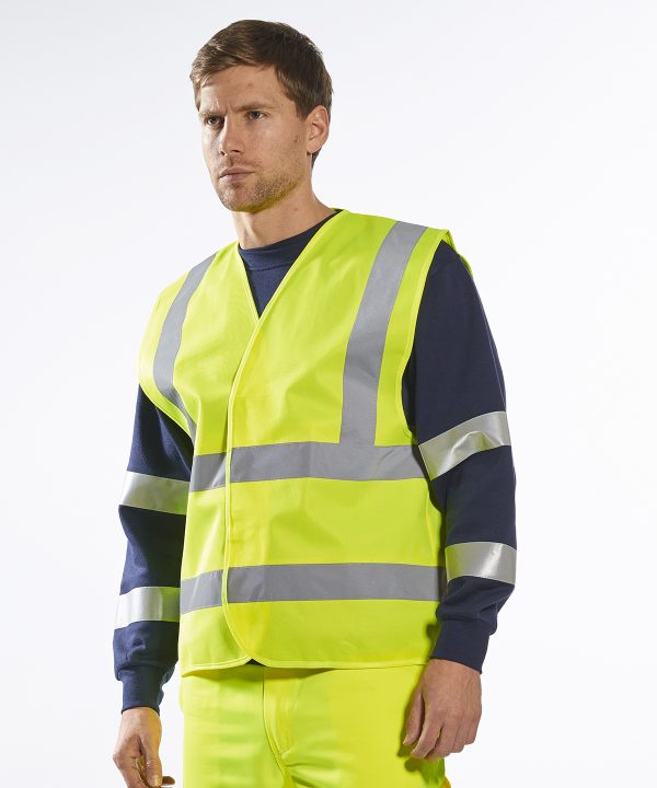 Hi-vis two-band-and-brace vest (C470) 1 Hi-vis two-band-and-brace vest (C470)