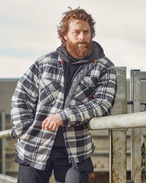 Worker padded checked shirt 1 Worker padded checked shirt
