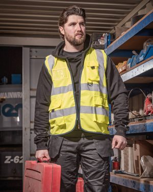 High-visibility technical vest 1 High-visibility technical vest
