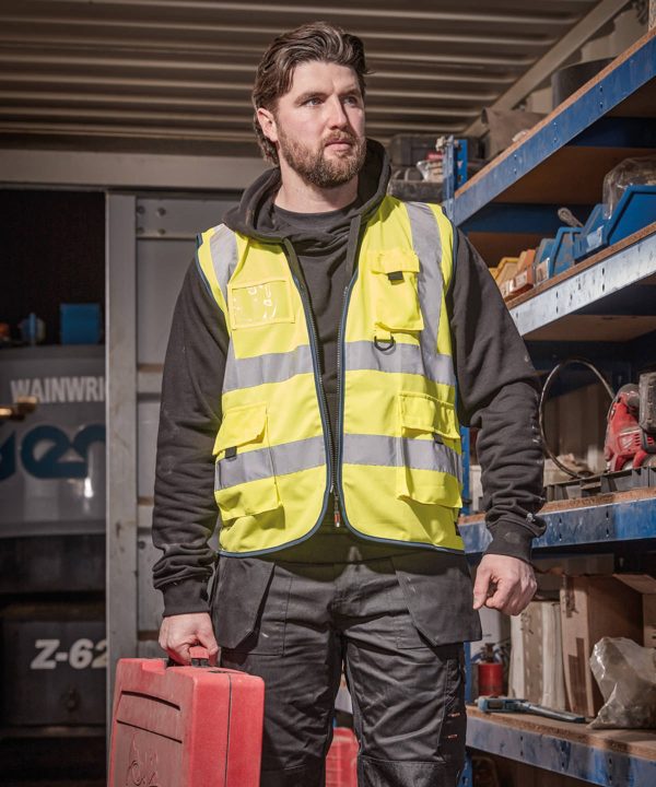 High-visibility technical vest 1 High-visibility technical vest